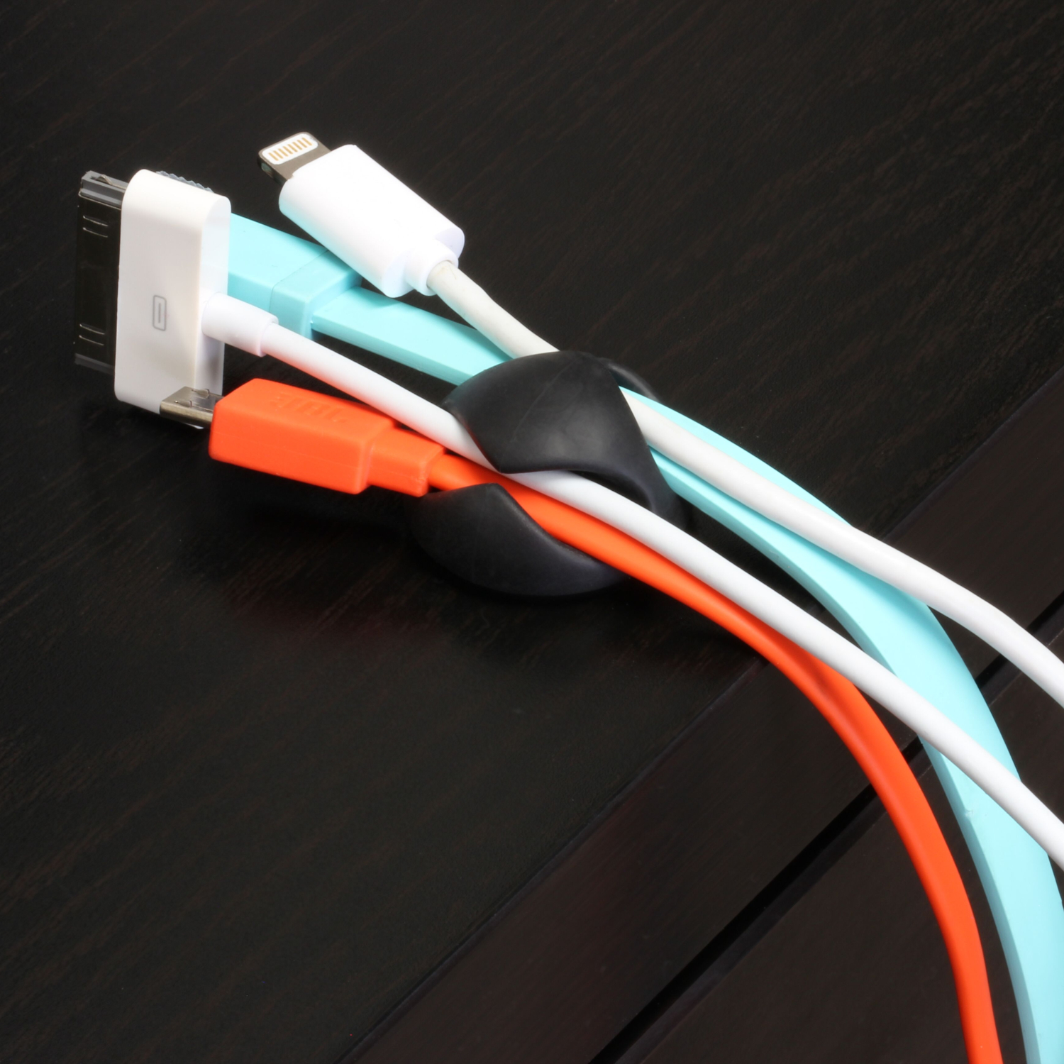 Rok Hardware Multipurpose Cable Organizer Cord Type USB Charger Holder